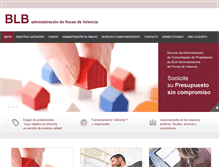 Tablet Screenshot of blb-administracion.com